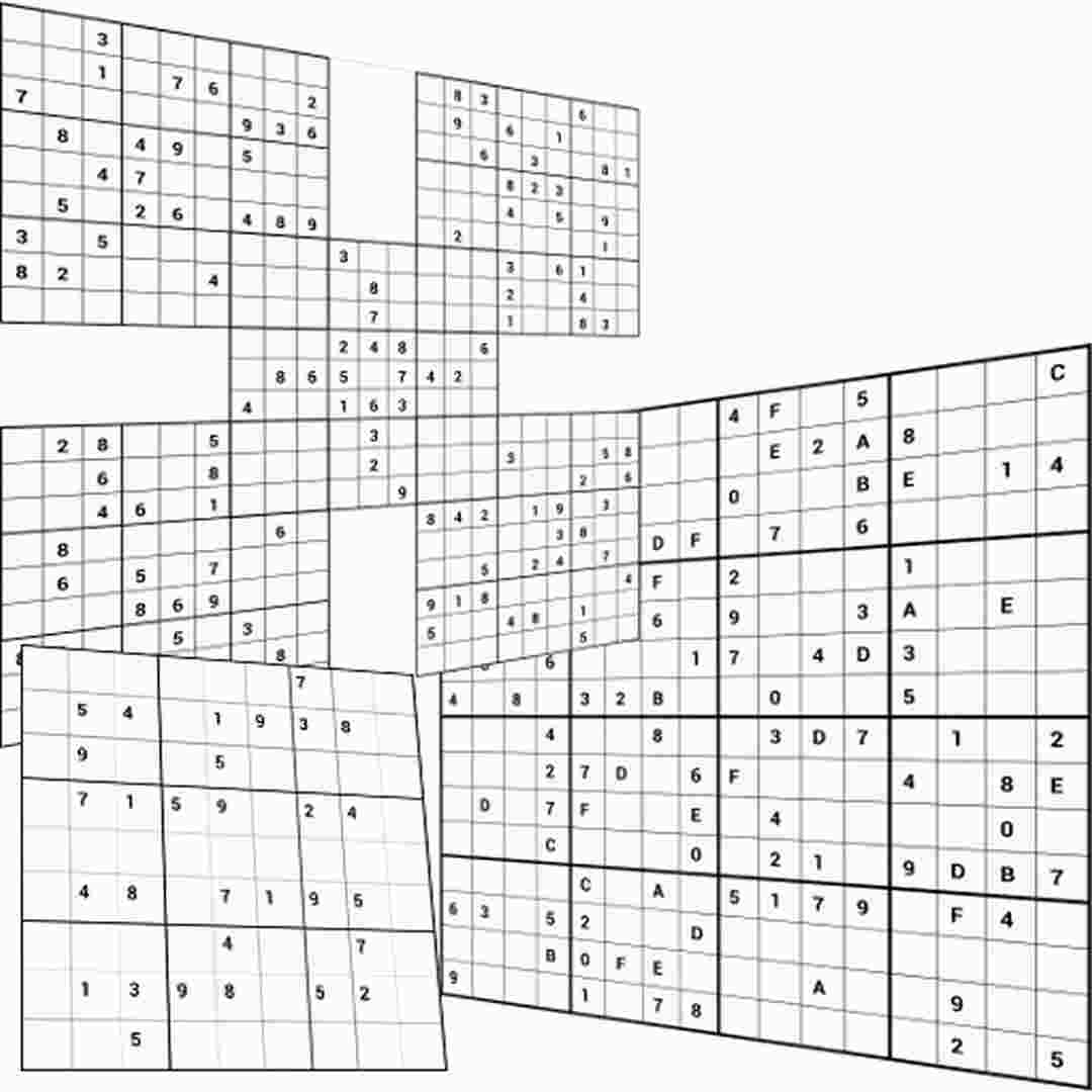 Các biến thể thường gặp của trò chơi Sudoku 